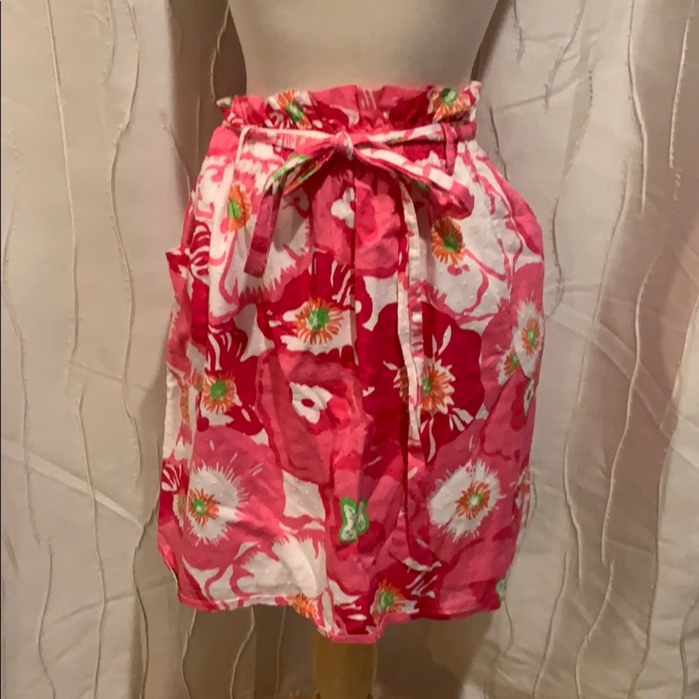 Pink Floral print lilly pulitzer Skirt